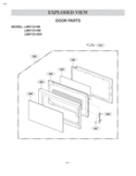 Part Location Diagram of 3213W1A031B LG Frame Assembly,Door