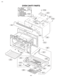 Part Location Diagram of 3530W0A028D LG Grille,Vent