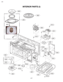 Part Location Diagram of 5901W1A005C LG Fan Assembly