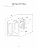 CONTROLLER PARTS II Diagram and Parts List for LMVM2075ST ASBELGA LG Microwave
