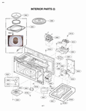 Part Location Diagram of 6120W3H003J LG Capacitor,High Voltage