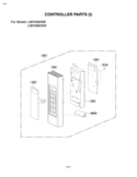 Part Location Diagram of MAZ42443901 LG Bracket,Control Panel