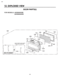 Part Location Diagram of 3651W1A032C LG Handle Assembly