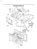 INTERIOR PARTS II Diagram and Parts List for LMVM2055ST  LG Microwave
