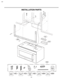 INSTALLATION PARTS Diagram and Parts List for LMVM2055ST  LG Microwave
