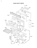 Part Location Diagram of 3052WRA002A LG Cover,Resin