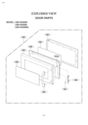 Part Location Diagram of 3650W1A096C LG Handle,Door