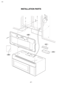 INSTALLATION PARTS Diagram and Parts List for LMV1635SBQ  LG Microwave