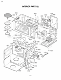 Part Location Diagram of 4810W1A235C LG BRACKET,DAMPER