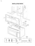 INSTALLATION PARTS Diagram and Parts List for LMV1976ST  LG Microwave