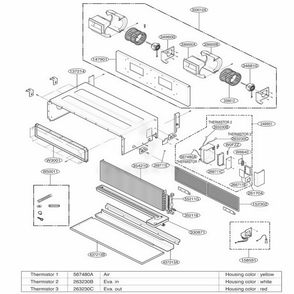 Part Location Diagram of EBR39319515 LG PCB ASSEMBLY,MAIN