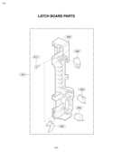 Part Location Diagram of 3B73362F LG Micro Switch