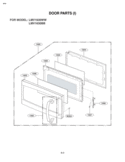 Part Location Diagram of 3720W0D414A LG Panel,Door