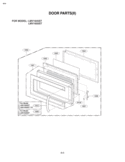 Part Location Diagram of 3651W1A025A LG Handle Assembly
