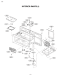 INTERIOR PARTS I Diagram and Parts List for LMV1650ST LMV1650ST/01 LG Microwave