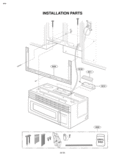 INSTALLATION PARTS Diagram and Parts List for LMV1650ST LMV1650ST/01 LG Microwave
