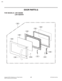 Part Location Diagram of AGM55833802 LG Door Frame - Black