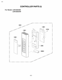 Part Location Diagram of MAZ42443902 LG Bracket,Control Panel