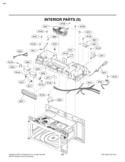 INTERIOR PARTS II Diagram and Parts List for LMVM2085ST  LG Microwave