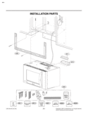INSTALLATION PARTS USE & CARE       COOKING GUIDE Diagram and Parts List for LMVM2085ST  LG Microwave