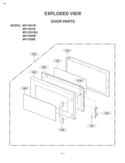 Part Location Diagram of 3650W1A100B LG Handle,Door