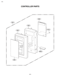 Part Location Diagram of 3506W1A132B LG Membrane