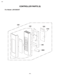 CONTROLLER PARTS II Diagram and Parts List for LMV2083ST LMV2083ST/01 LG Microwave