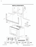 INSTALLATION PARTS USE & CARE       COOKING GUIDE Diagram and Parts List for LMVM2085ST LMVM2085ST/01 LG Microwave
