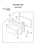 Part Location Diagram of 4890W1A044A LG Window,Glass