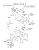 Part Location Diagram of 4810W1A314B LG Bracket,Sensor