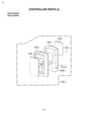 CONTROLLER PARTS I Diagram and Parts List for MV1610WW  LG Microwave