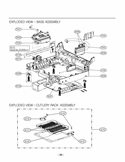 EXPLODED VIEW  BASE ASSEMBLY Diagram and Parts List for LDF9932ST D1412TB LG Dishwasher