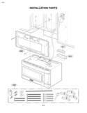 INSTALLATION PARTS Diagram and Parts List for LMVM1955SBQ  LG Microwave