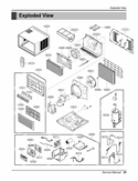 Part Location Diagram of 4994A20045A LG CASE,CONTROL