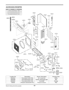 Diagram 1 Diagram and Parts List for MR24UY3J EWGBFRD LG Air Conditioner