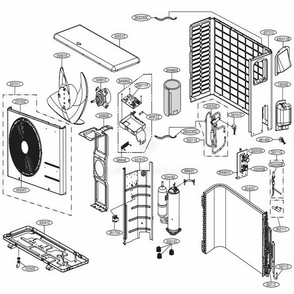 Part Location Diagram of MAZ62861501 LG BRACKET,MOTOR