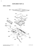 EXPLODED VIEW I Diagram and Parts List for LCE30845  LG Cooktop
