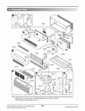 Exploded View Diagram and Parts List for 259286 ASBBEUS LG Air Conditioner
