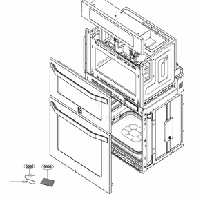 Main Diagram and Parts List for LSWC307ST ASTLSTD LG Range