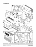 Air Conditioner Exploded View 1 Diagram and Parts List for LP090CED ASBBEUS LG Air Conditioner