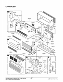 Air Conditioner Exploded View 1 Diagram and Parts List for LP090HED ASBBEUS LG Air Conditioner