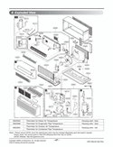 Air Conditioner Exploded View 1 Diagram and Parts List for LP150HED-Y8 ASBBEUS LG Air Conditioner