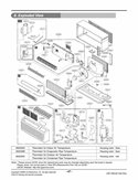 Air Conditioner Exploded View 1 Diagram and Parts List for LP090HED-Y8 ASBBEUS LG Air Conditioner