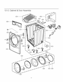Part Location Diagram of ABJ34559226 LG Cabinet Assembly