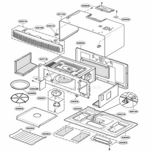 Part Location Diagram of 4930W1A008A LG HOLDER,COOK AUXILIARY