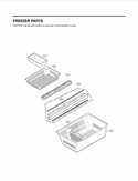FREEZER PARTS Diagram and Parts List for LMX28987ST ASTCLGA LG Refrigerator