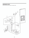 Part Location Diagram of AAP73631504 LG Refrigerator Door Bin Assembly