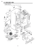 Part Location Diagram of 3550JJ2004B LG Cover,Hinge