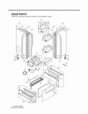 DOOR PARTS Diagram and Parts List for LFX25975SW LFX25975SW /01 LG Refrigerator