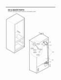 ICE & MAKER PARTS Diagram and Parts List for LFX25975SW LFX25975SW /01 LG Refrigerator
